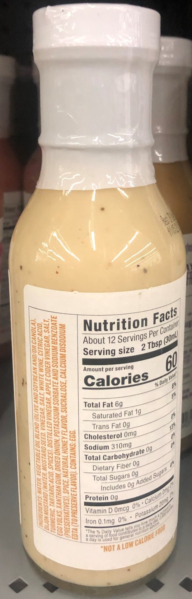G Hughes Sugar Free Honey Dijon Salad Dressing, 12 oz