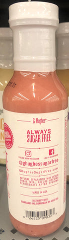 G Hughes Sugar Free Raspberry Vinaigrette Salad Dressing 12 oz Bottle Iceberg