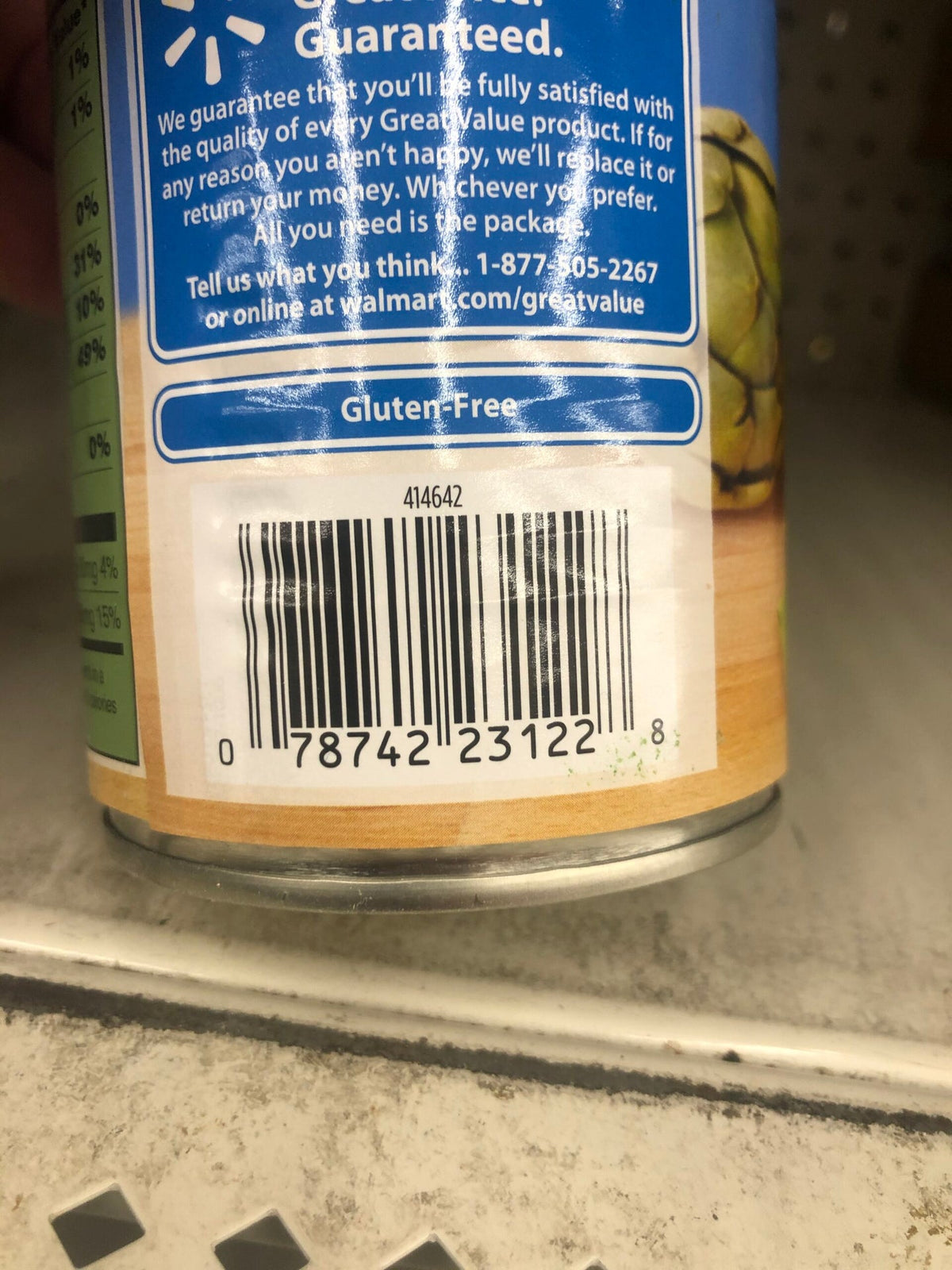 6 Cans of Great Value Quartered Artichoke Hearts, 13.75 oz
