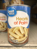 6 CANS Great Value Hearts of Palm 14 oz Can cabbage dip salad crunchy