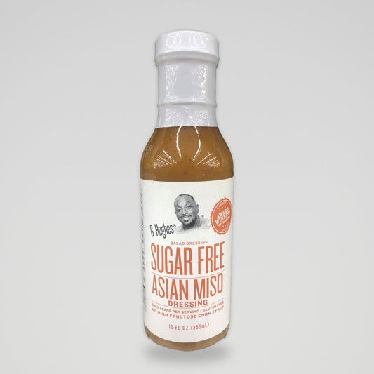 G Hughes Sugar Free Asian Miso Salad Dressing, 12 oz