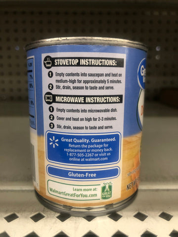 6 Cans of Great Value Green Peas & Diced Carrots, 8.5 oz
