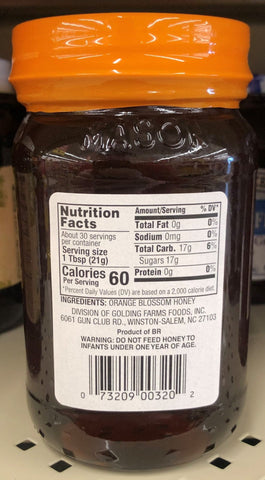 Mountain Ridge Naturally Healthy 100% Orange Blossom Special Honey, 22 oz