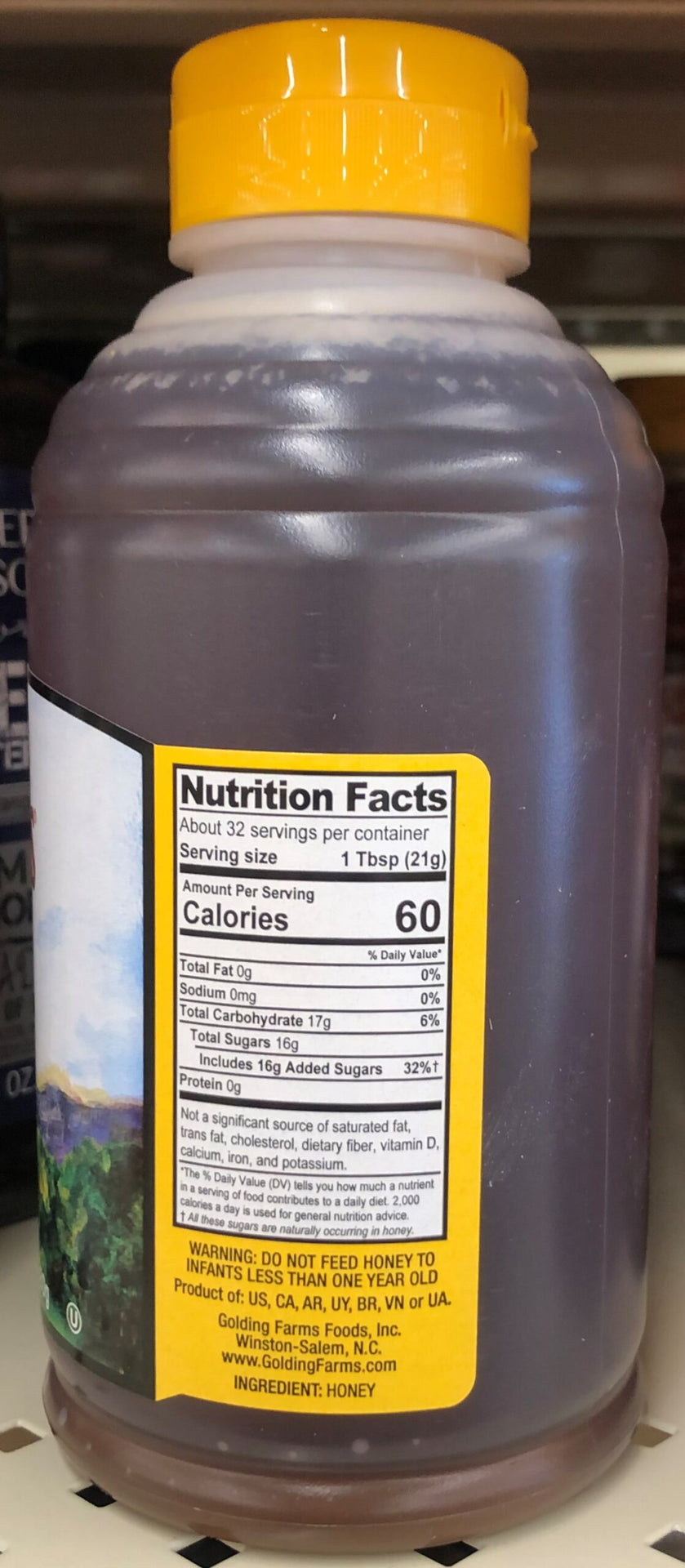 Golding Farms Grade A 100% Pure Honey, 24 oz