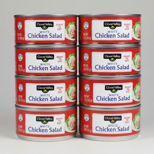 8 Cans of Clover Valley White Chicken Salad, 4.5 oz