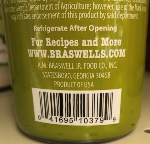 Braswell's Vidalia Onion & Summer Tomato Salad Dressing, 12 oz