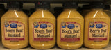 FOUR BOTTLES Silver Spring Squeeze Beer n Brat Mustard 9.5 oz Hot Spicy