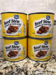 4 CANS Better Valu Beef Stew 20 oz Can Brunswick ESTOFADO de Carne de res