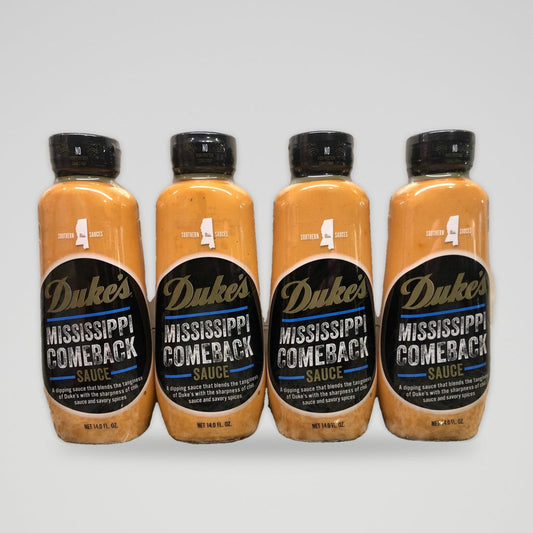 4 Bottles of Duke's Mississippi Comeback Sauce BBQ, 14 oz
