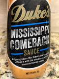 4 BOTTLES Duke's Mississippi Comeback Sauce BBQ Barbecue 14 oz Bottle