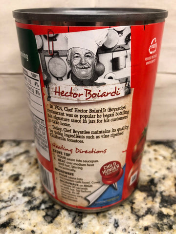 6 CANS Chef Boyardee Spaghetti Sauce with meat 15 Oz Pasta No Preservatives