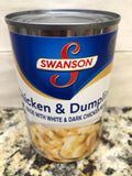 6 CANS Swanson Chicken & Dumplings with White & Dark Chicken Meat 10.5 Oz