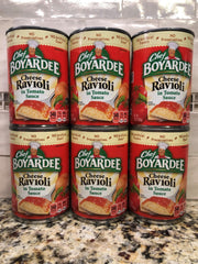 6 CANS Chef Boyardee Cheese Ravioli in Tomato Sauce Microwave Pasta 15 Oz