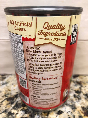 6 Cans of Chef Boyardee Overstuffed Beef Ravioli in Tomato Sauce Pasta, 15 oz