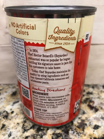 6 Cans of Chef Boyardee Beef Lasagna in Tomato Sauce Pasta, 15 oz