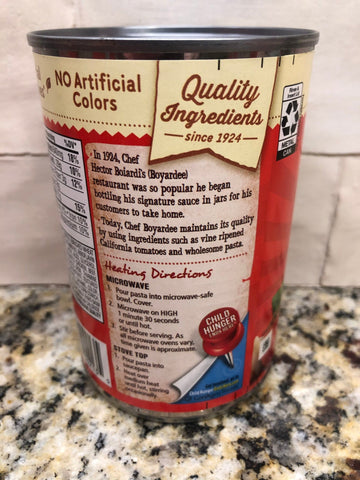 6 Cans of Chef Boyardee Jumbo Spaghetti & Meatballs in Sauce Pasta, 14.5 oz