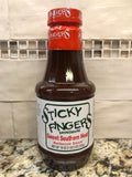 3 BOTTLES Sticky Fingers Sweet Southern Heat Barbecue Sauce 18 Oz BBQ