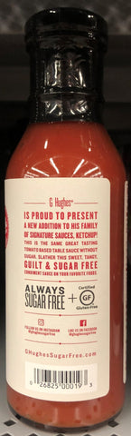 G Hughes Sugar Free Ketchup, 13 oz