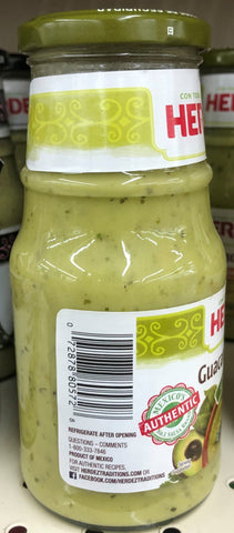 Herdez Mild Guacamole Salsa 15.7 oz Jar Relish Sauce Dip Avocado