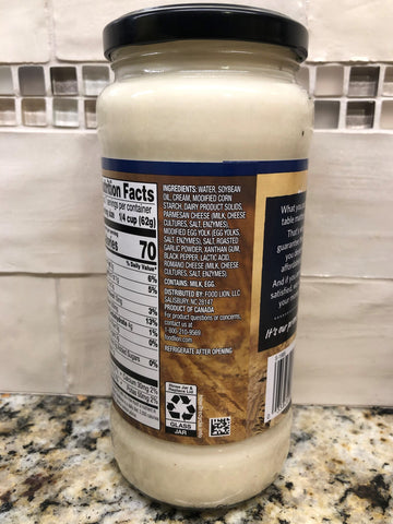 3 JARS Food Lion Classic Alfredo Sauce 16 oz Jar Spaghetti Pasta Creamy Cheese