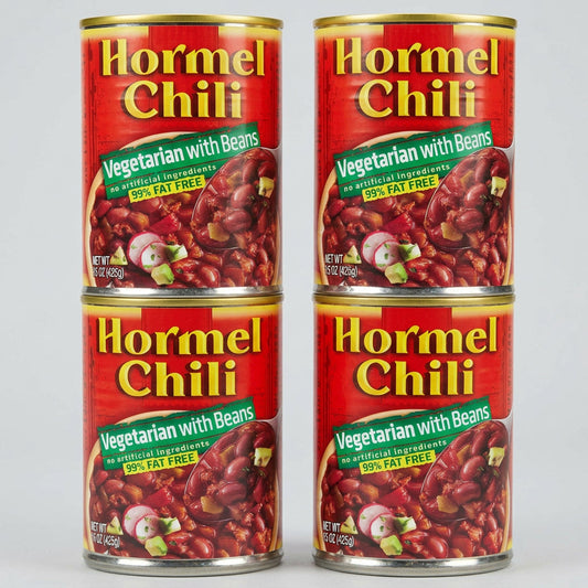 Hormel Chili Vegetarian with Beans, 15 oz Cans