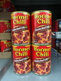 4 CANS Hormel Chili Chunky Beef NO Beans 15 oz Hamburger Sauce Hot Dog