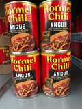 4 CANS Hormel Angus Chili No Beans 14 oz Can Beef Can Dip Stew