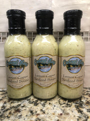 THREE BOTTLES Cornet Bay Lemon Caper Seafood Sauce 12 Oz tartar shrimp fish