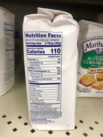 2 Bags of Martha White Buttermilk Hot Rize Corn Meal Mix, 2 lb