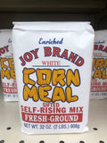 2 Bags of Lakeside Mills Joy Brand Enriched White Corn Meal Mix, 2 lb