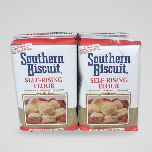2 Bags of Southern Biscuit Enriched Self Rising Flour, 2 lb