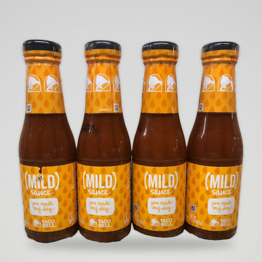 4 Bottles of Taco Bell Mild Sauce, 7.5 oz