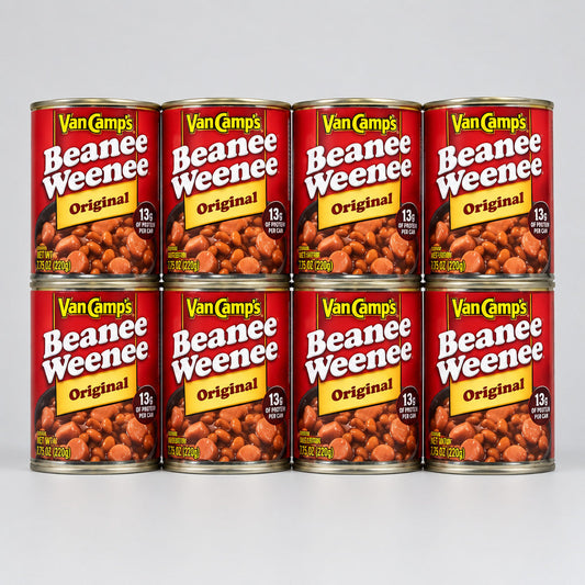 8 Cans of Van Camp's Original Beanee Weenee, 7.75 oz
