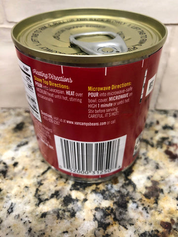 6 Cans of Van Camp's Baked Beanee Weenee, 7.75 oz