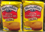 2 BAGS Martha White Corn Meal Yellow Mix Flour 2 lb Bag Hot Rize