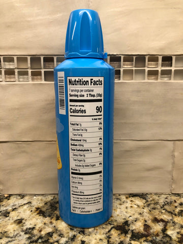 Great Value Cheese Wow! Spray Squeeze American Cheese Wiz 8 oz Can