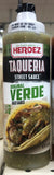 Herdez Taqueria Street Sauce Original Verde Mild 9 Oz Green Salsa Taco Pepper