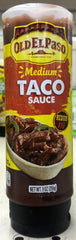 Old El Paso Medium Taco Squeeze Sauce 9 Oz Salsa Street Taco Truck Pepper