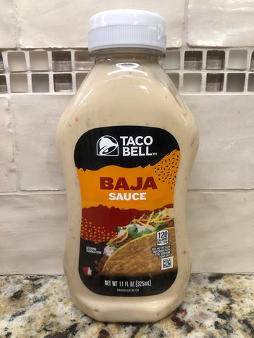 4 BOTTLES Taco Bell Baja Sauce 11 oz chips burritos enchilada shells