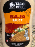 4 BOTTLES Taco Bell Baja Sauce 11 oz chips burritos enchilada shells