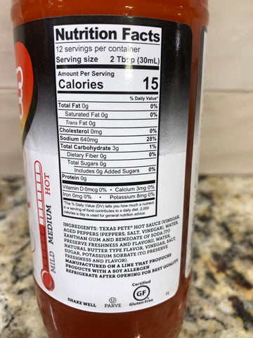 3 BOTTLES Texas Pete Buffalo Wing Sauce Dip 12 Oz Chicken Hot Vinegar Pepper