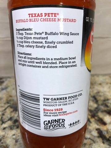 3 BOTTLES Texas Pete Buffalo Wing Sauce Dip 12 Oz Chicken Hot Vinegar Pepper