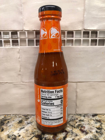 4 Bottles of Taco Bell Hot Sauce, 7.5 oz