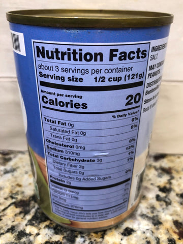 6 Cans of Great Value Leaf Spinach, 13.5 oz