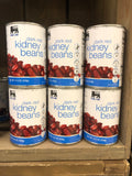 6 CANS Food Lion Dark Red Kidney Beans 15.5 oz Can salad soup