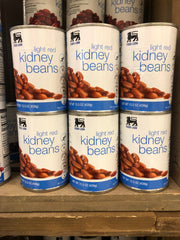 6 CANS Food Lion Light Red Kidney Beans 15.5 oz Can salad soup