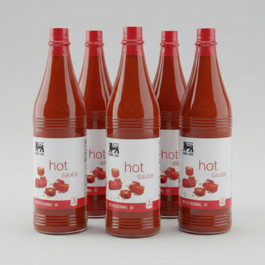 5 Bottles of Food Lion Hot Sauce, 12 oz