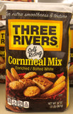 2 Bags of White Lily Enriched Three Rivers Cornmeal Mix Self-Rising, 2 lb