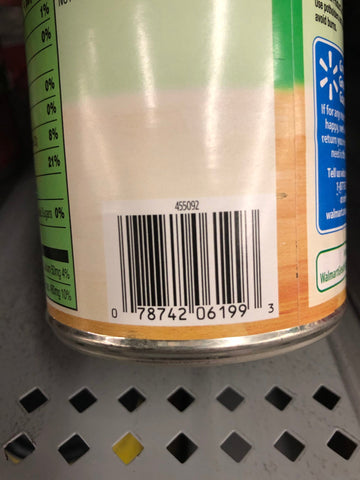 6 Cans of Great Value No Salt Added Black Beans, 15.25 oz
