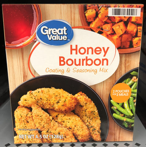 Great Value Honey Bourbon Coating & Seasoning Mix 2 Pouches Chicken